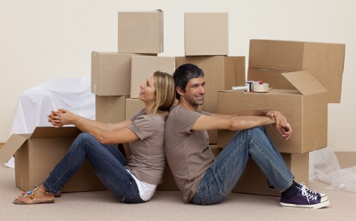 Satisfied customers after a successful move